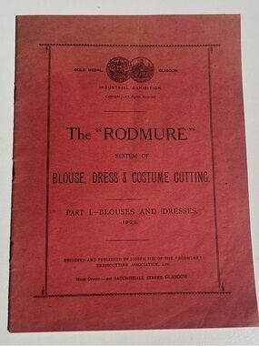 Antique 1922 Dressmaking Booklet – Rodmure System